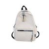 2019 new style college style Nylon Backpack simple fashion solid color schoolbag for male and female students can be customized 