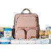Double shoulder large capacity mummy bag portable set mother baby bag go out mummy bag baby ready to give birth bag can be customized
